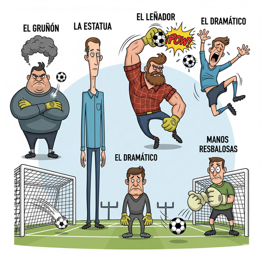 😂🧤 ¿Eres un "Manos Resbalosas" o una "Estatua"? Descubre los Tipos de Portero más Divertidos ⚽🗿