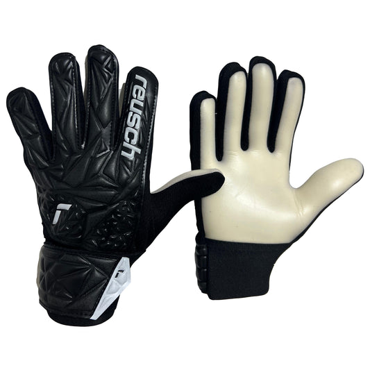 Guantes de arquero Reusch Attrakt Solid NIÑOS - Negro