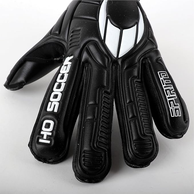 Guantes de arquero HO Soccer Spirito Black Flat - Negro