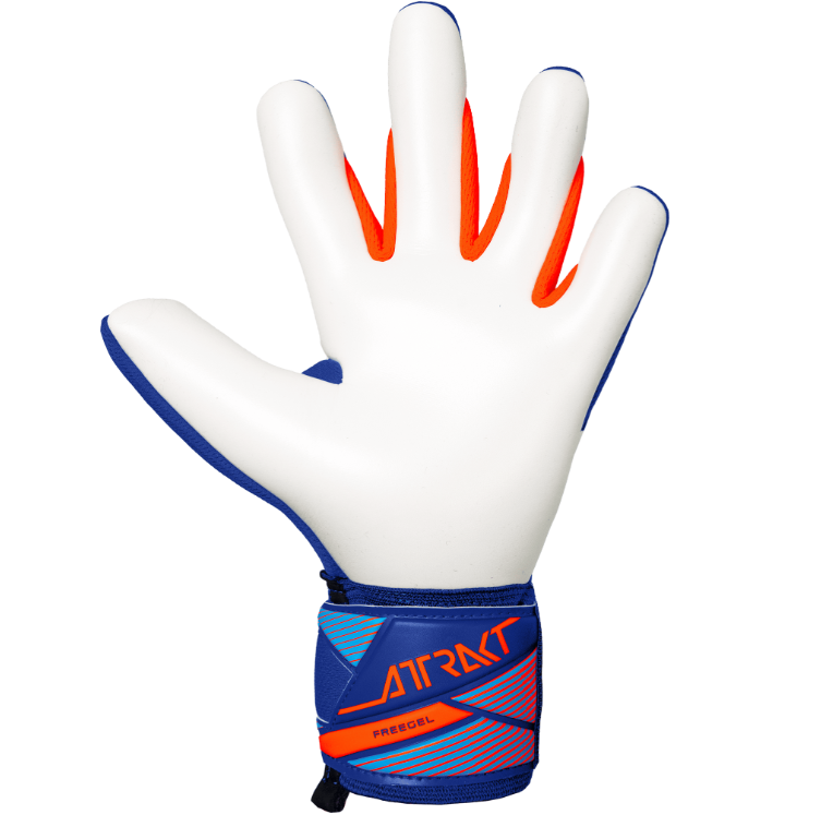 Guantes de Arquero Reusch Attrakt Freegel Advance Junior - Azul Naranja