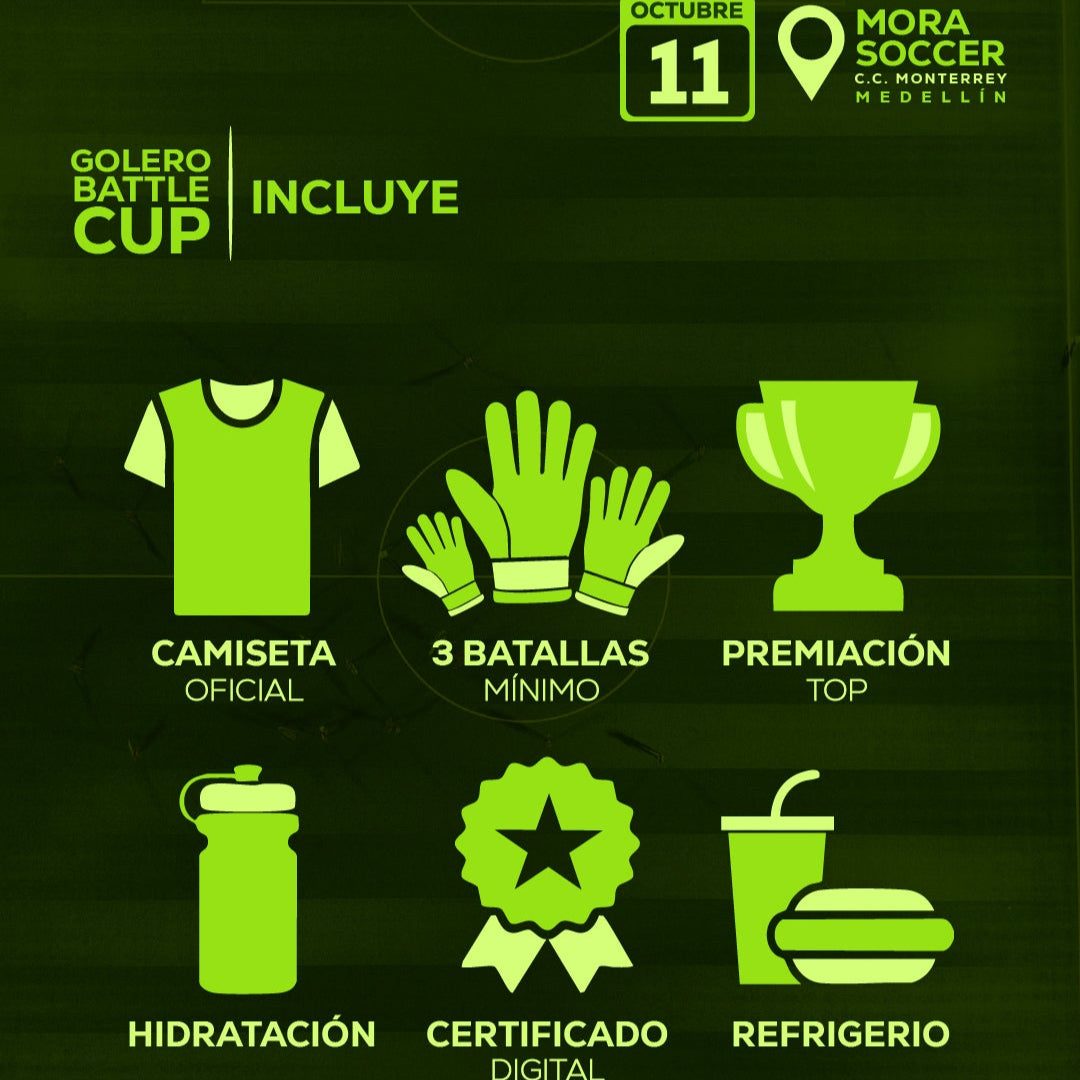 Inscripción Golero Battle Cup 2025