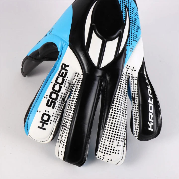 Guantes de arquero Ho Soccer Krotalus RN Blue - Negro Azul