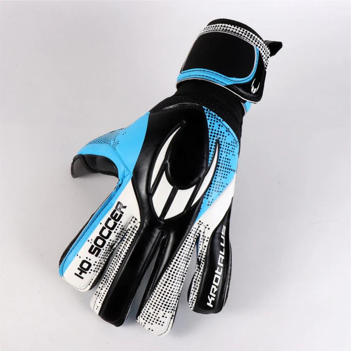 Guantes de arquero Ho Soccer Krotalus RN Blue - Negro Azul