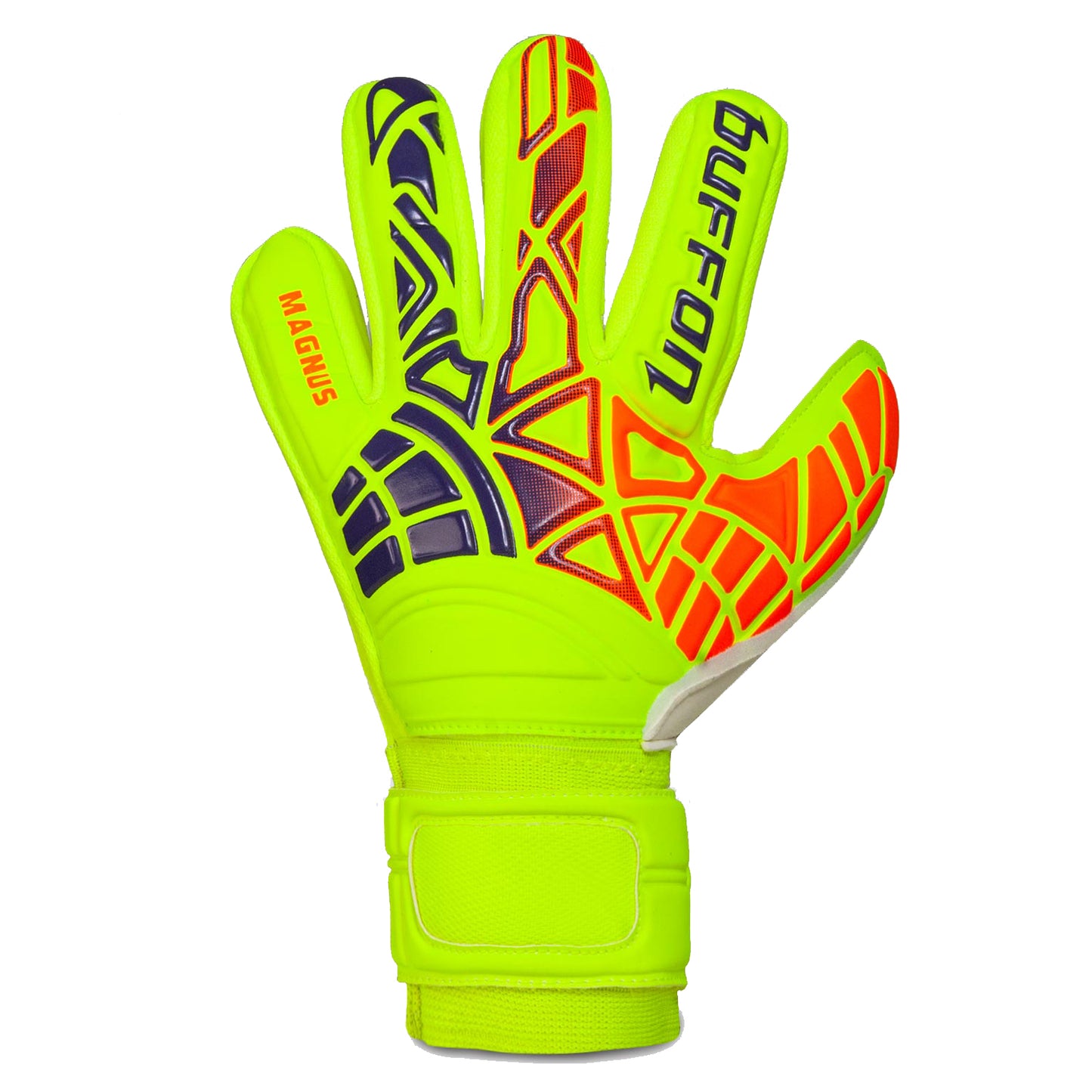 Guantes de arquero Buffon Magnus - Amarillo Fosforescente