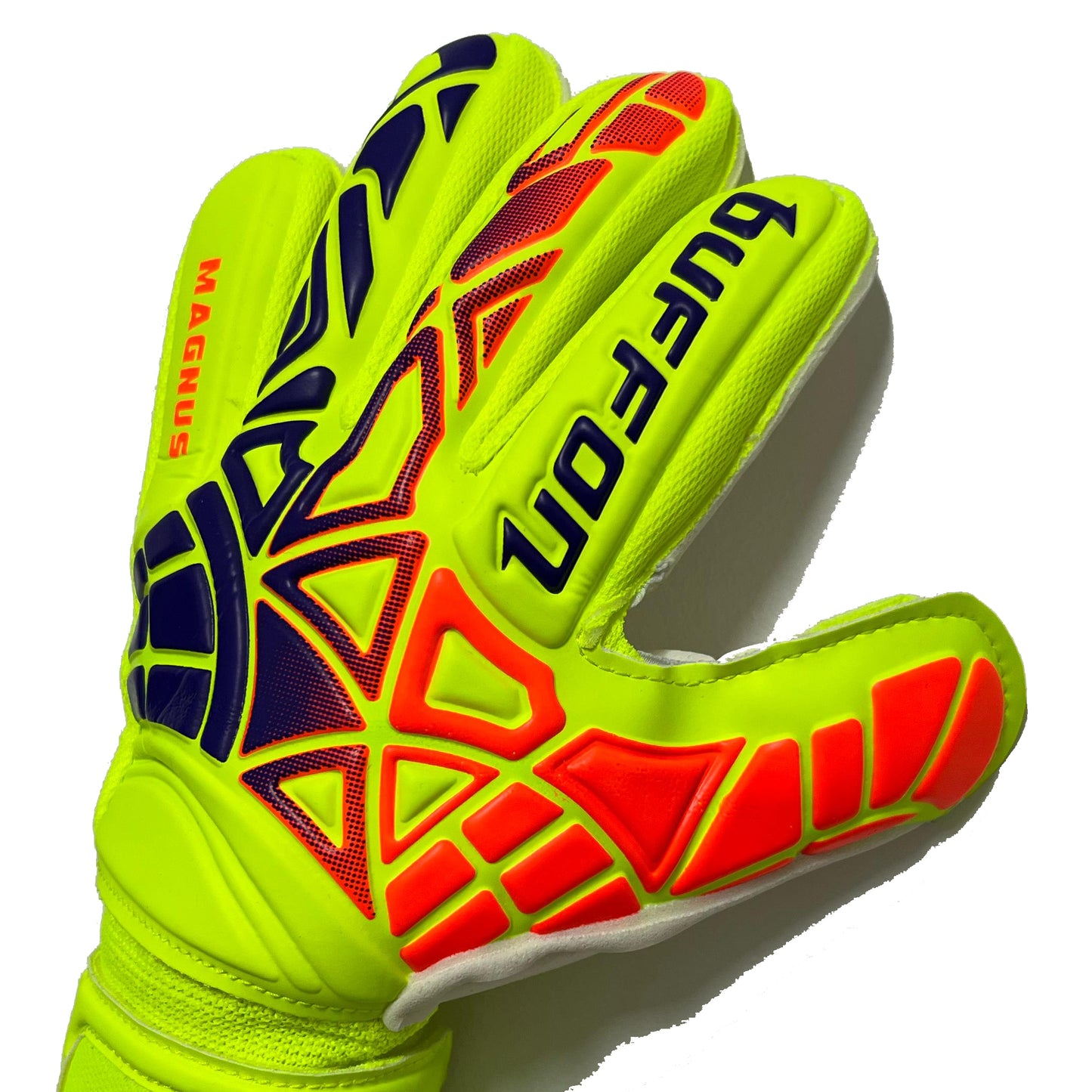 Guantes de arquero Buffon Magnus - Amarillo Fosforescente