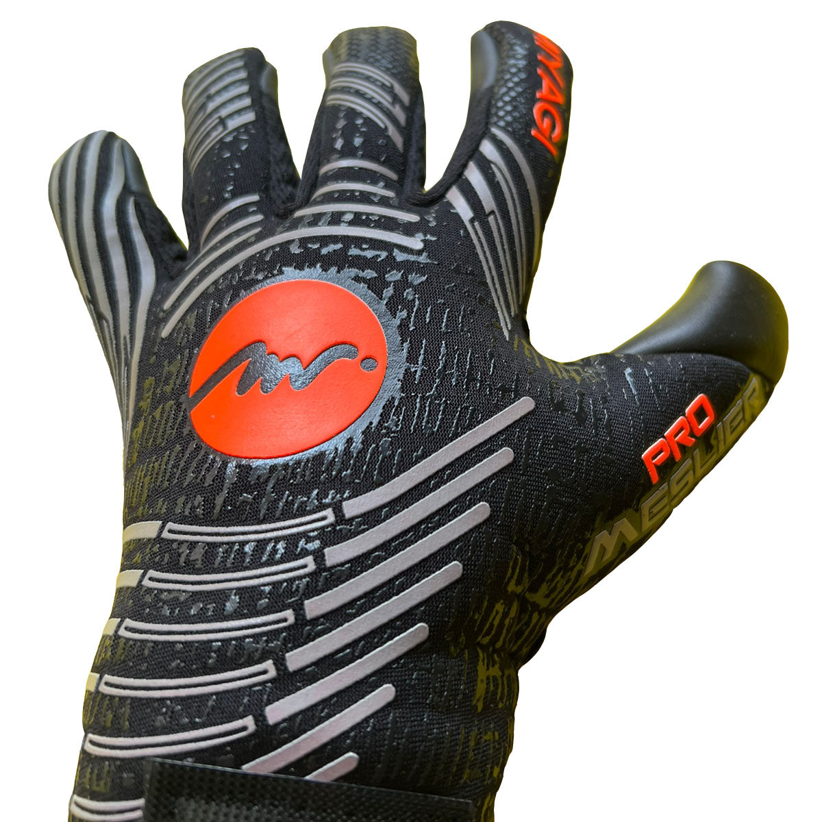 Guantes de arquero Miyagi Pro Meslier - Negro Naranja