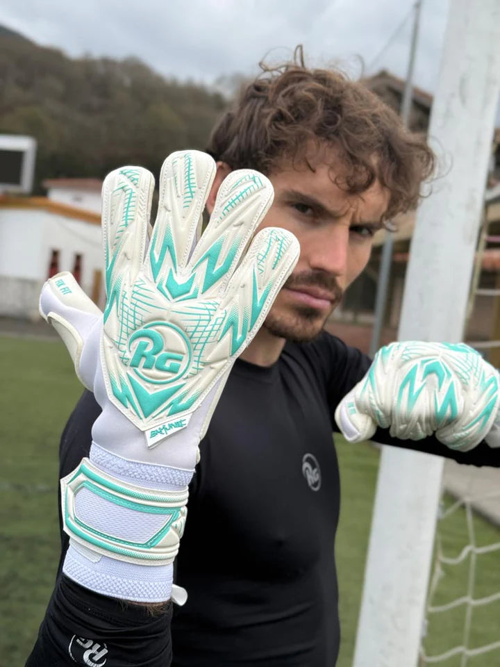 Guantes de arquero RG Samurai - Blanco Verde