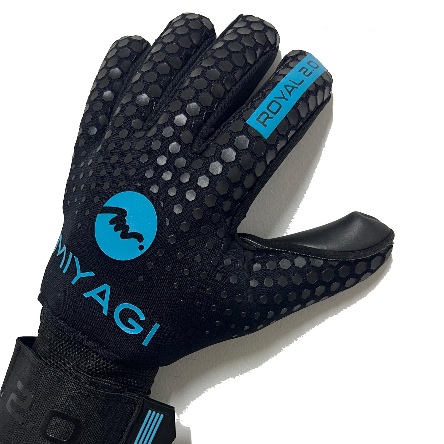 Guantes de arquero Miyagi Royal 2.0 - Negro/Azul