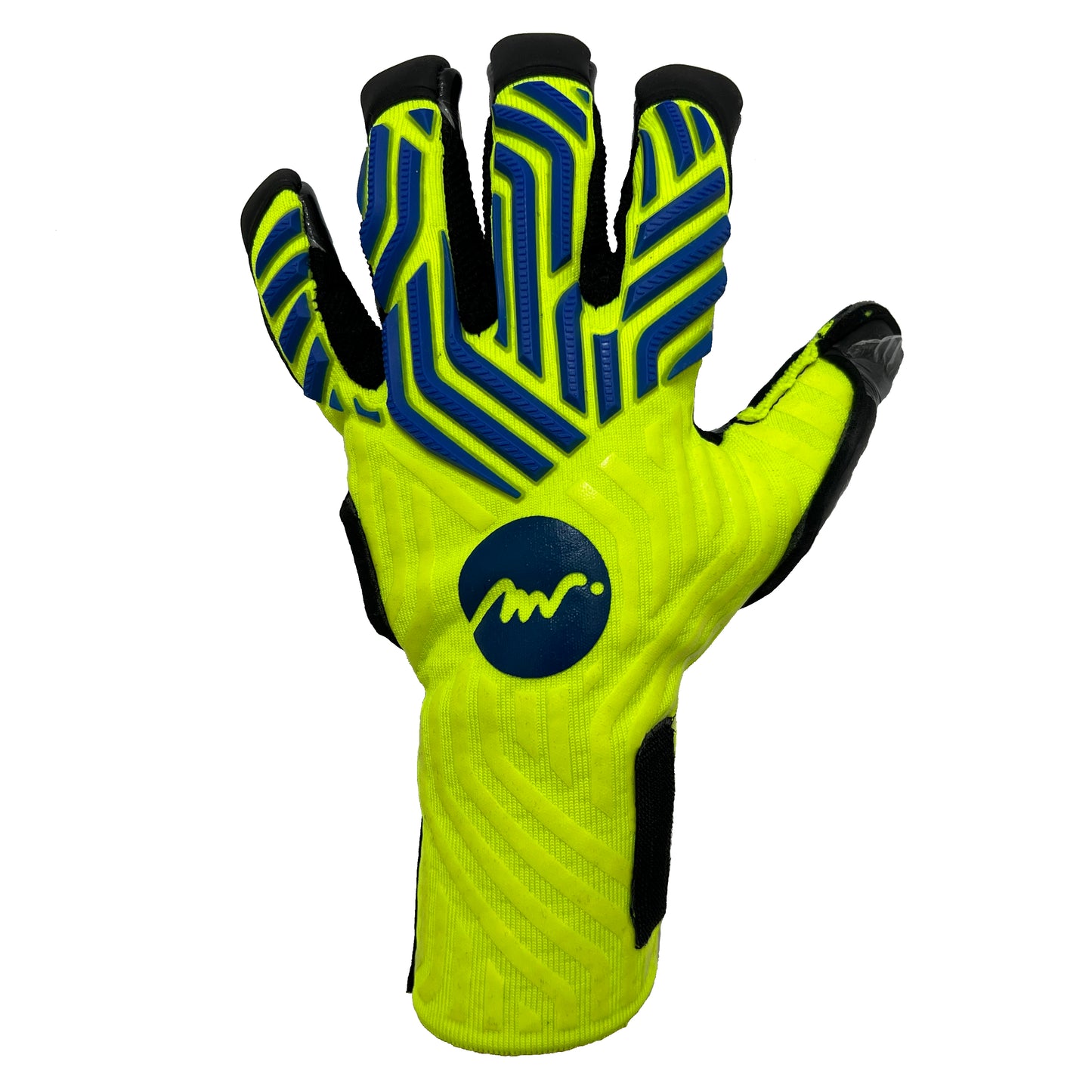 Guantes de arquero Miyagi Pro Grip - Amarillo Fosforescente