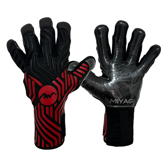 Guantes de arquero Miyagi Pro Grip - Rojo