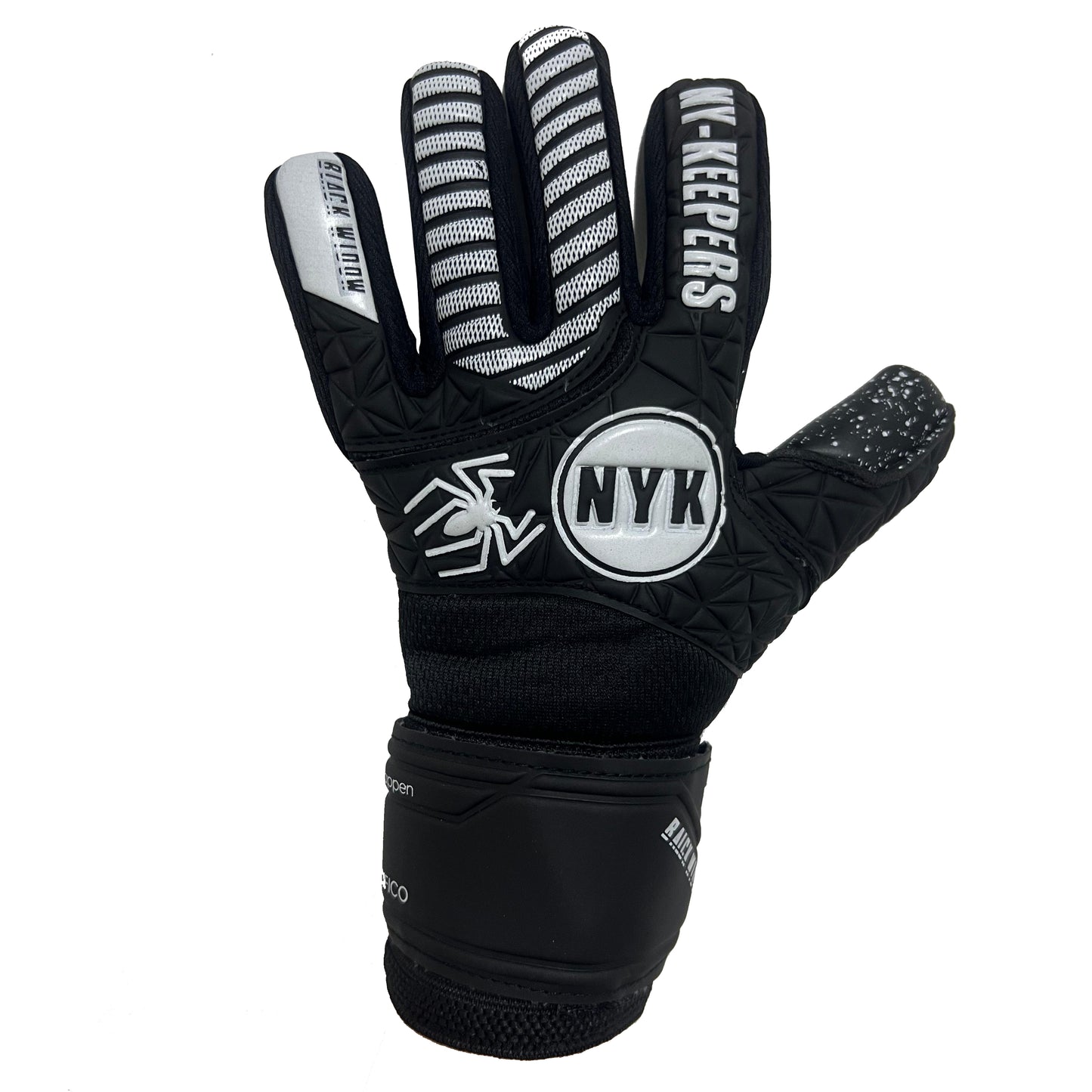 Guantes de arquero NYK Black Widow NIÑOS Negro