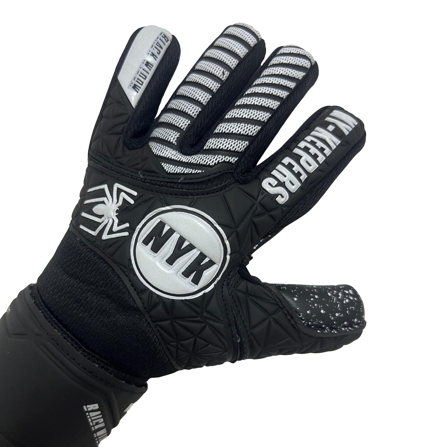 Guantes de arquero NYK Black Widow NIÑOS Negro