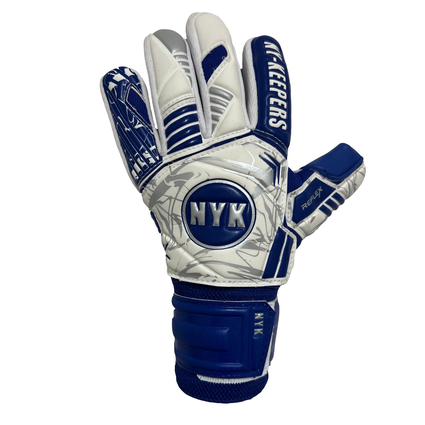 Guantes de arquero NYK Reflex Sunrise - Azul Blanco