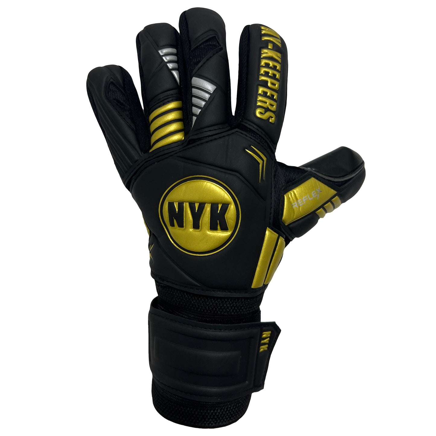 Guantes de arquero NYK Reflex Sunrise - Negro Dorado