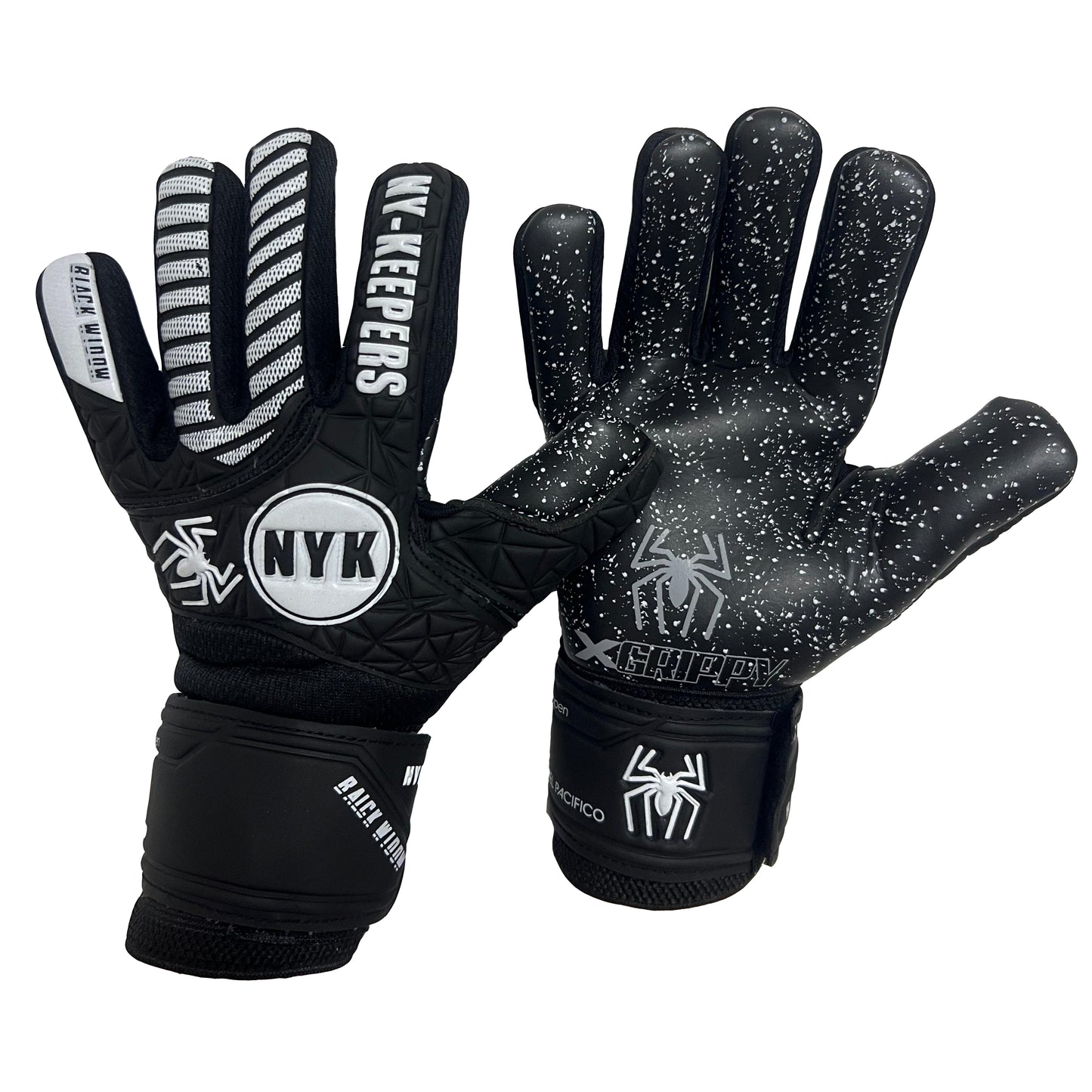 Guantes de arquero NYK Black Widow NIÑOS Negro