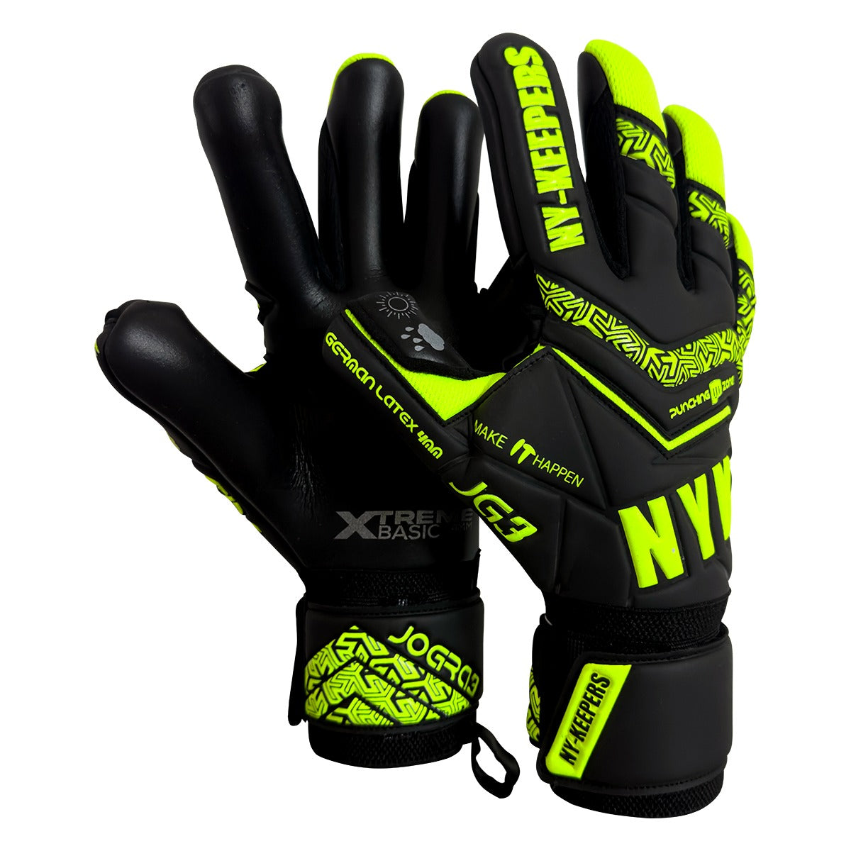 Guantes de arquero NYK Jogra 3 - Negro