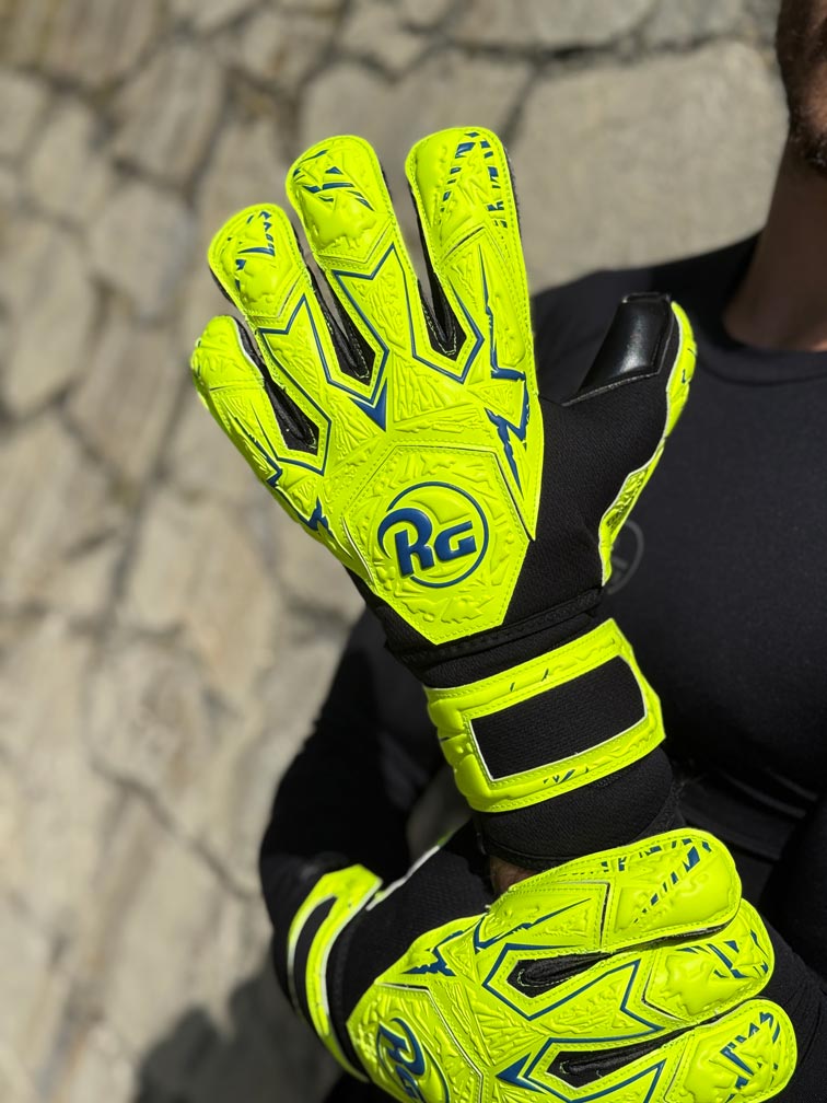 Guantes de arquero RG Snaga Galaxy - Amarillo
