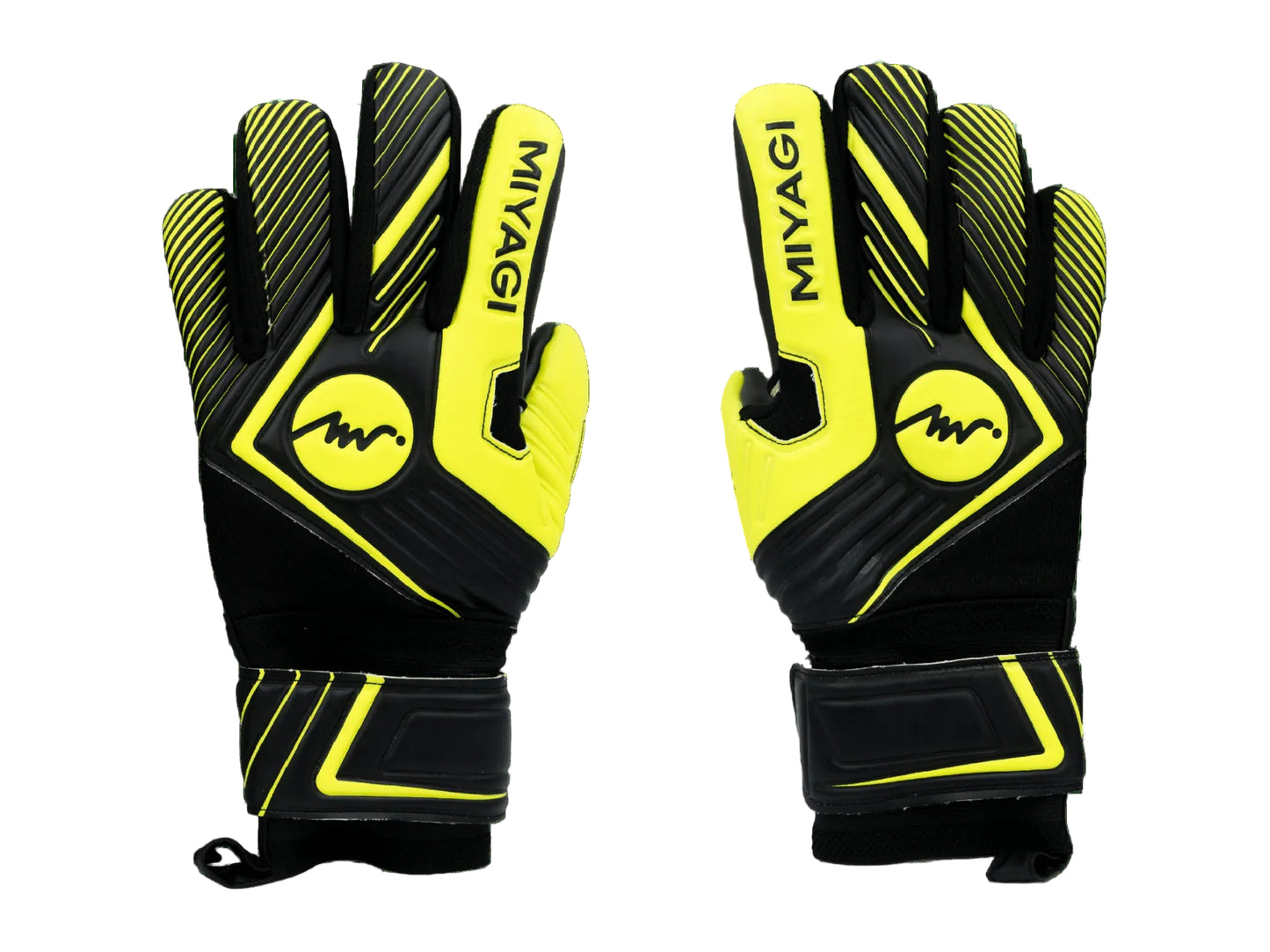 Guantes de arquero Miyagi Semipro MG051 - Amarillo