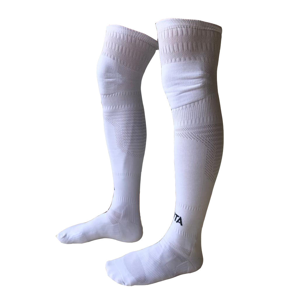 Medias de Portero Extralargas Antideslizantes Anta - Blanco