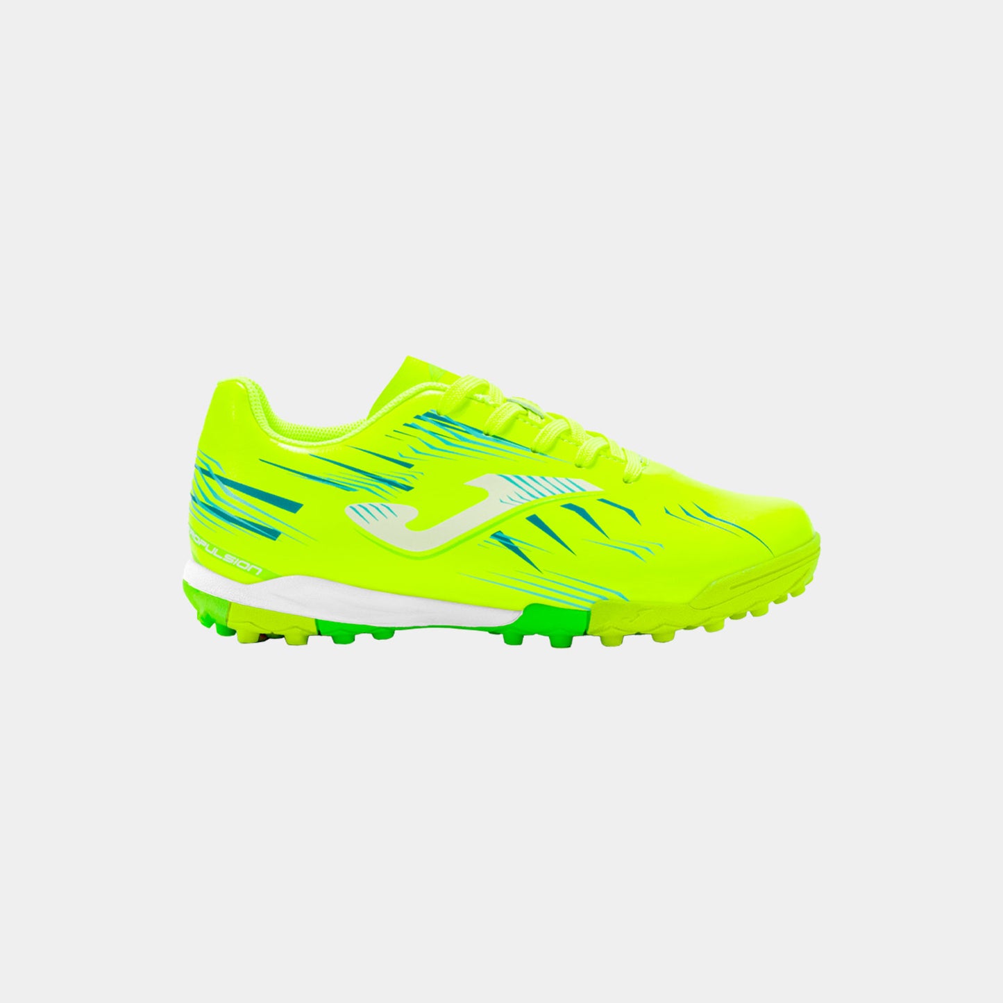 Tenis Guayos Joma Niños Grama Sintética Propulsion JR 2509 - Amarillo Fosforescente