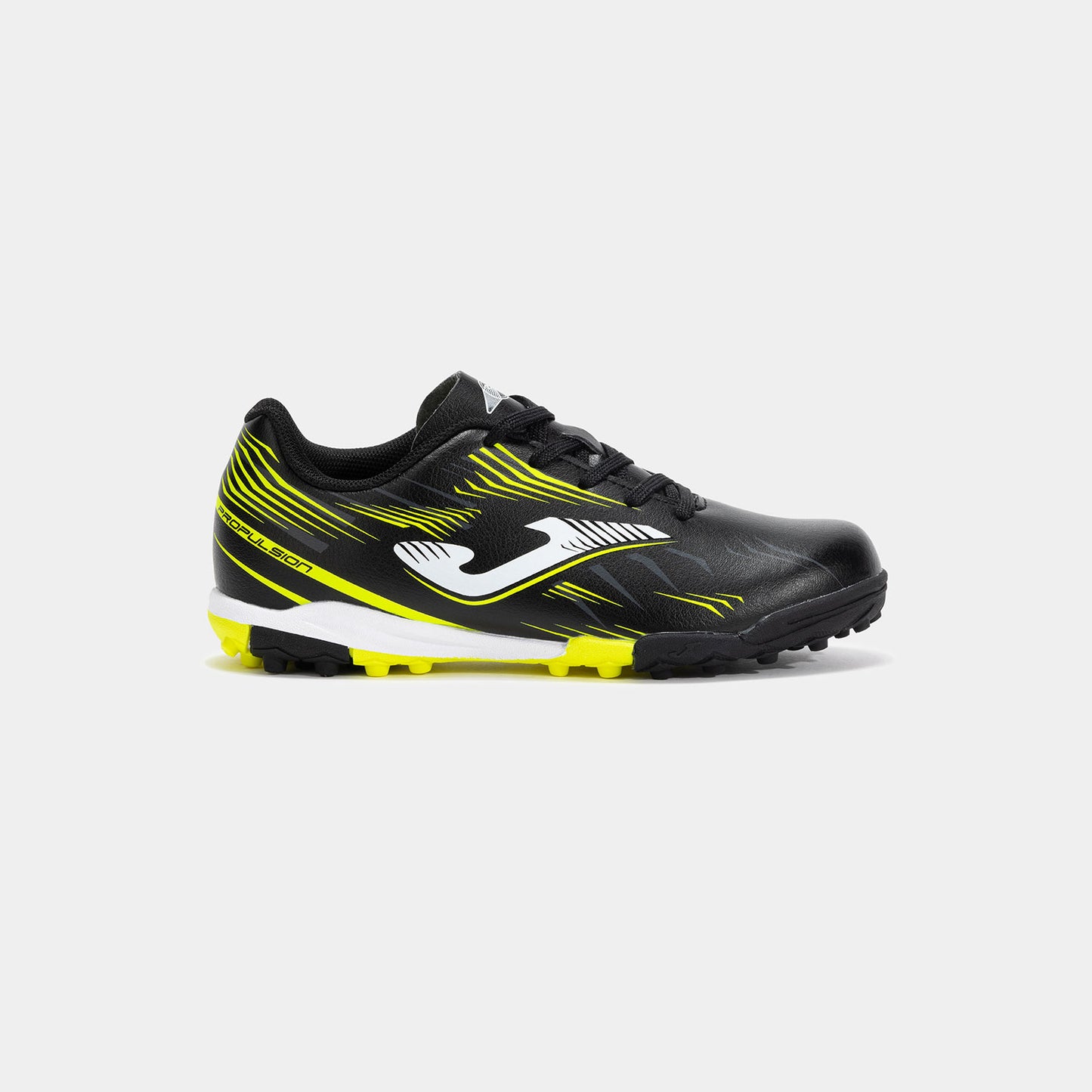 Tenis Guayos Joma Niños Grama Sintética Propulsion W2501 - Negro Amarillo