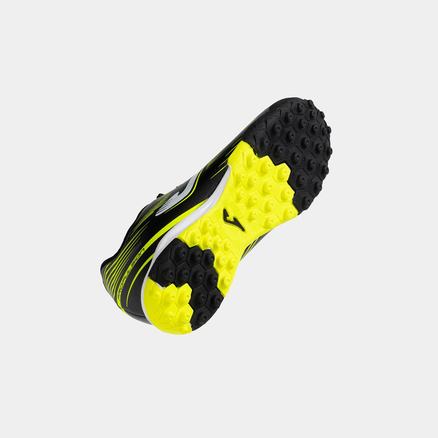 Tenis Guayos Joma Niños Grama Sintética Propulsion W2501 - Negro Amarillo