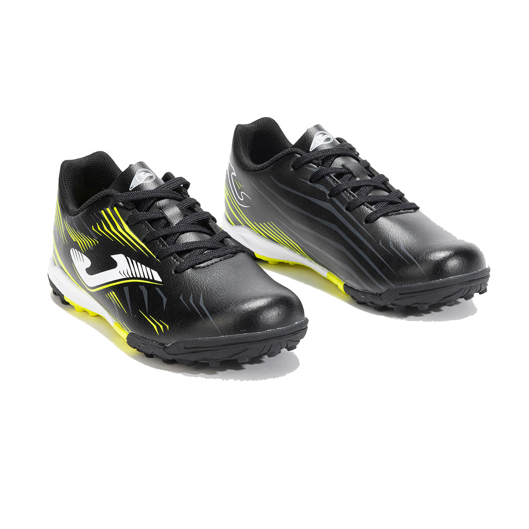 Tenis Guayos Joma Niños Grama Sintética Propulsion W2501 - Negro Amarillo