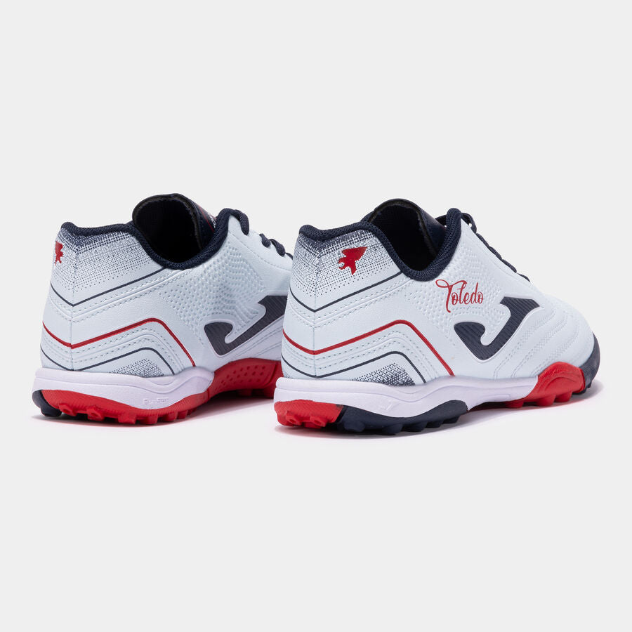 Tenis Guayos Joma Niños Grama Sintética Toledo JR W2505 - Blanco