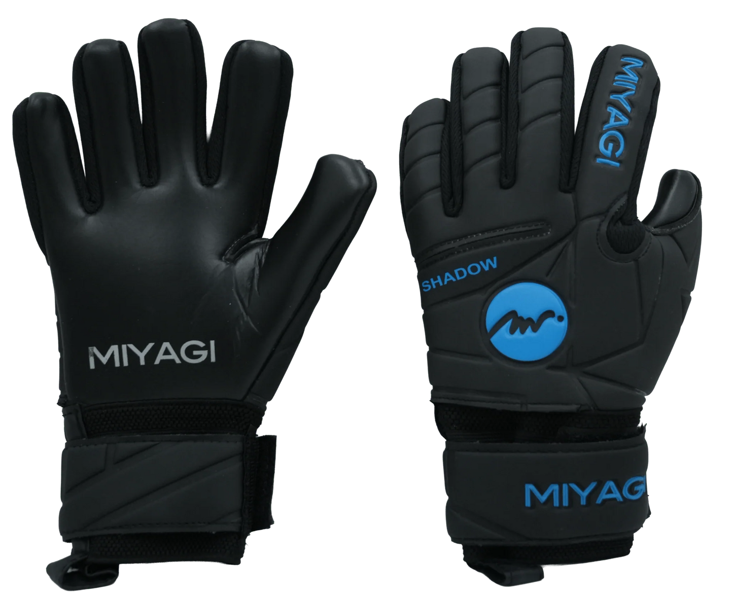 Guantes de arquero Miyagi Shadow - Negro Azul