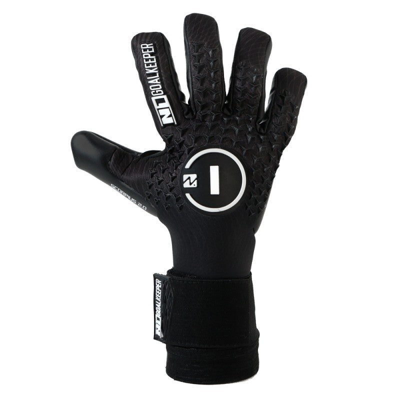 Guantes de arquero N1 Scorpius 2.0 SSG ALL BLACK - Negro