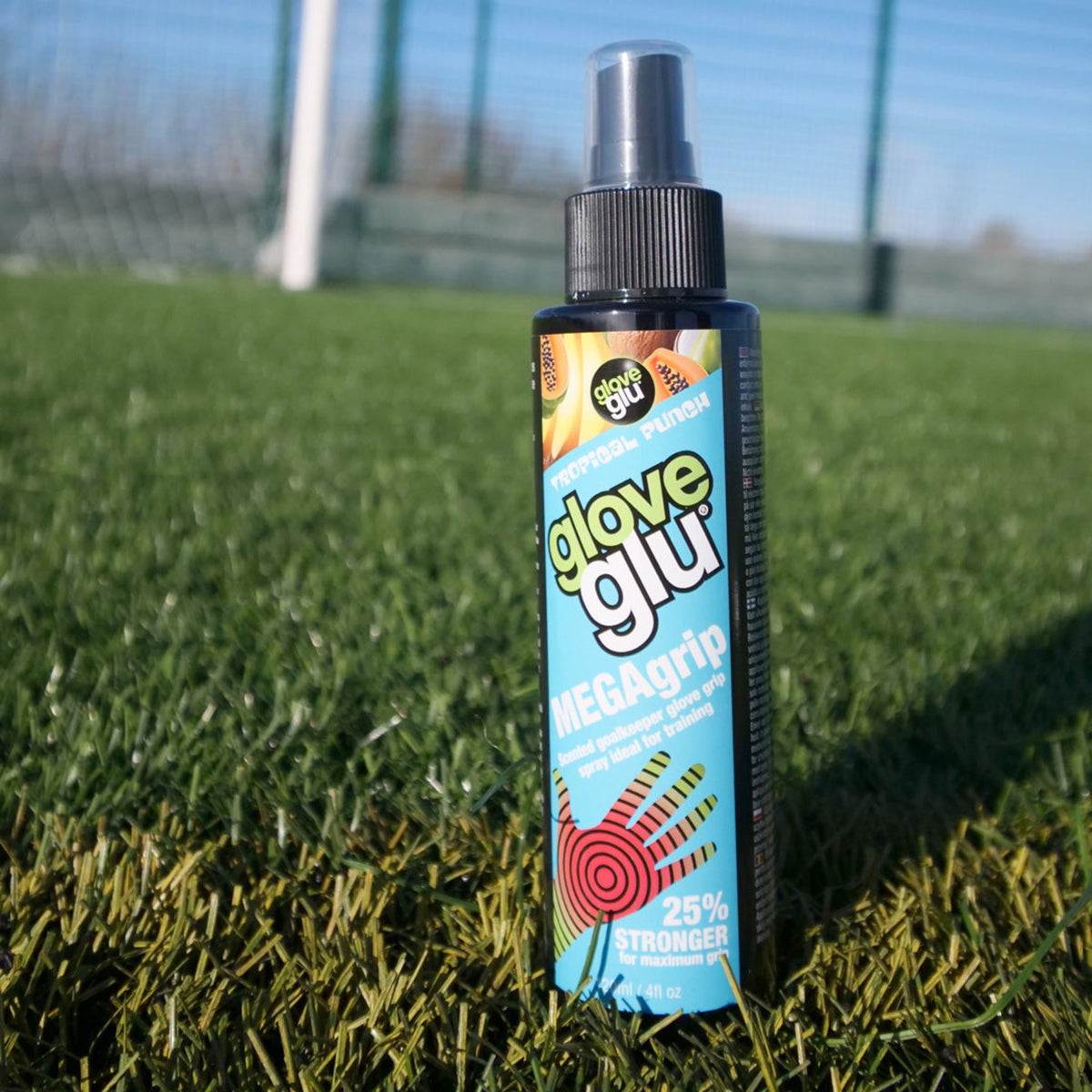 Spray de agarre GloveGlu MegaGrip Tropical 120 ml – en uso