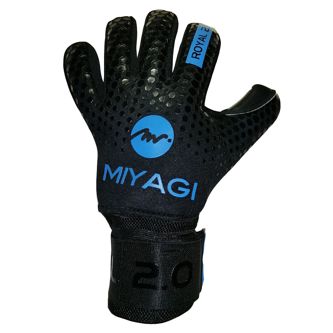 Guantes de arquero Miyagi Royal 2.0 - Negro/Azul