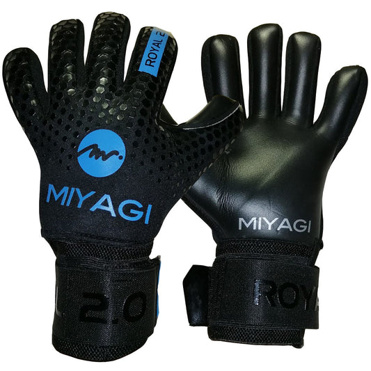 Guantes de arquero Miyagi Royal 2.0 - Negro/Azul