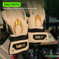 Personalización de guantes de arquero con nombre y número en dorado