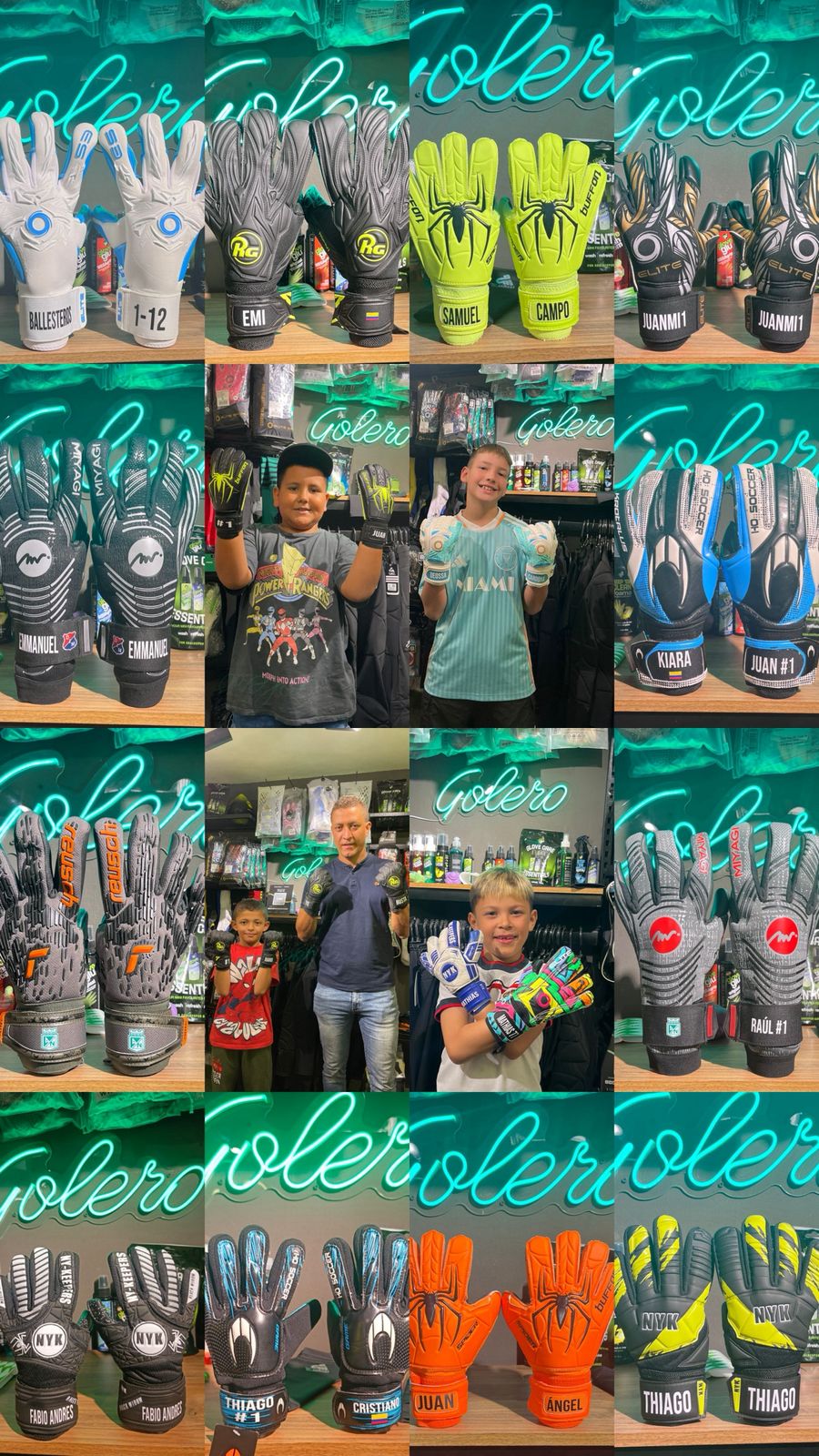 Personalización guantes