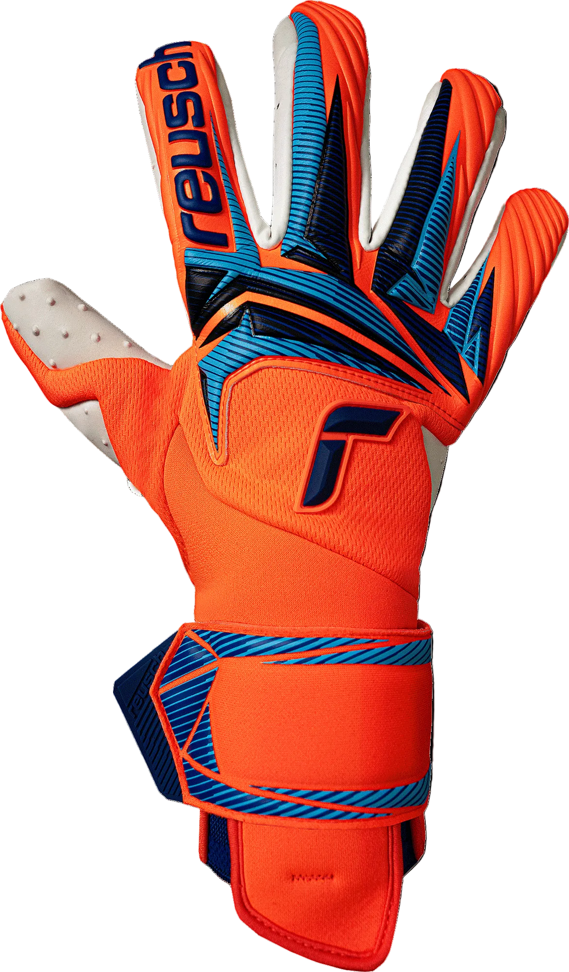 Guantes de arquero Reusch Attrakt SpeedBump Guardian - Naranja