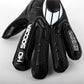 Guantes de arquero HO Soccer Spirito Black Flat - Negro