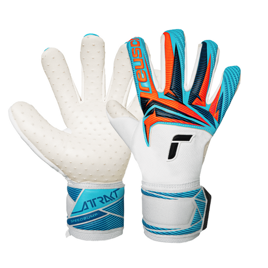 Guantes de arquero Reusch Attrakt SpeedBump - Blanco