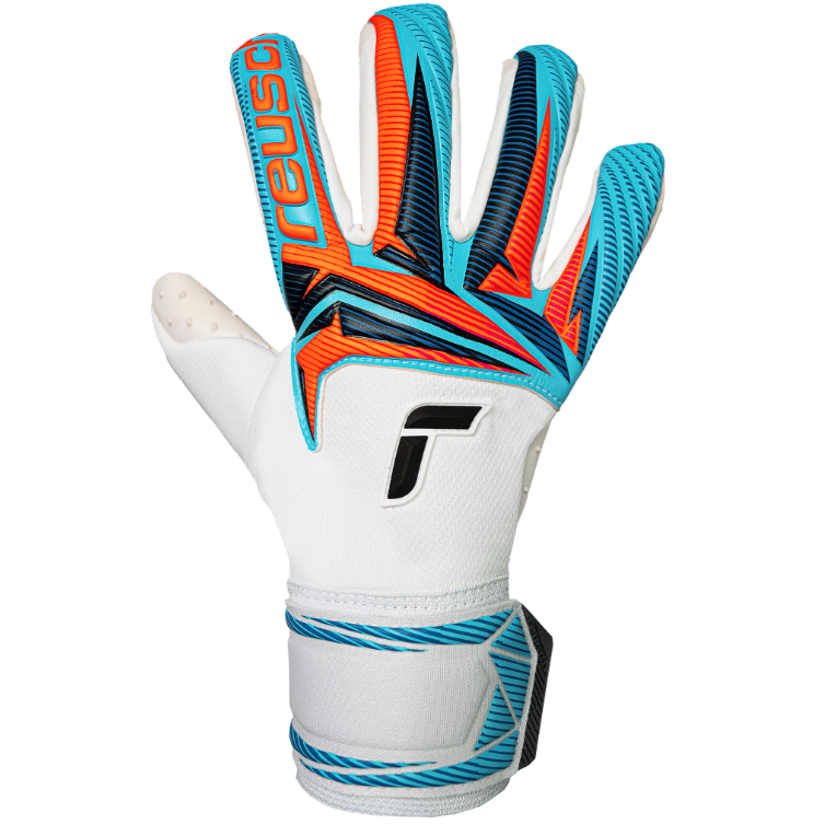 Guantes de arquero Reusch Attrakt SpeedBump - Blanco
