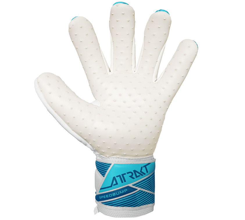 Guantes de arquero Reusch Attrakt SpeedBump - Blanco