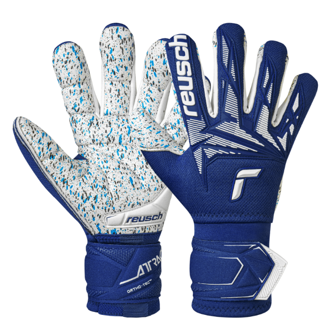 Guantes de arquero Reusch Attrakt Freegel Fusion Ortho-Tec - Azul