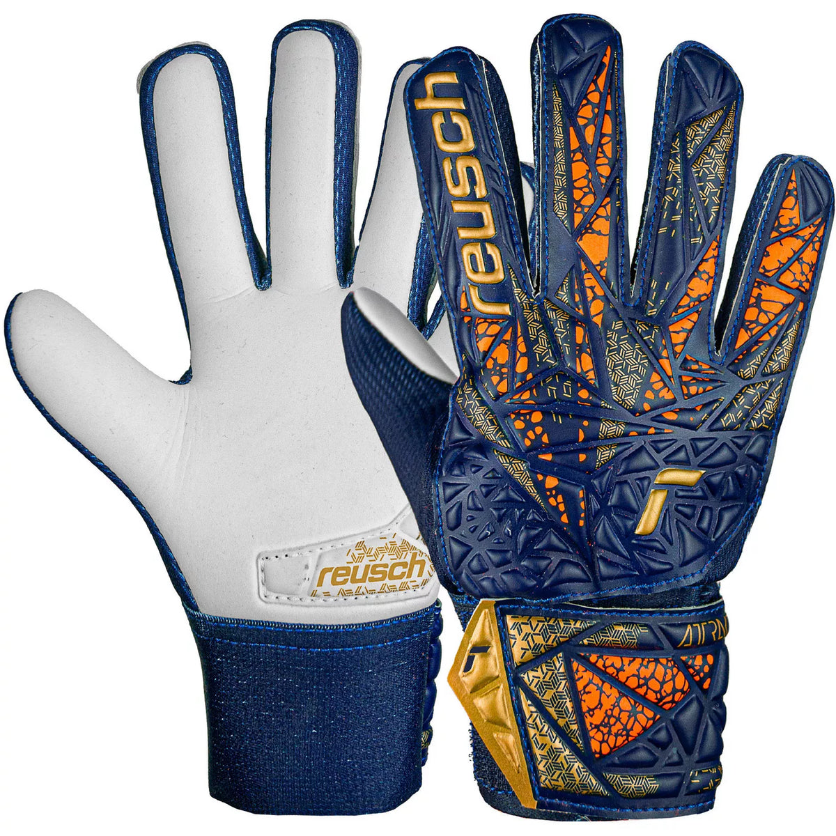 Guantes de arquero Reusch Attrakt JUNIOR - Morado