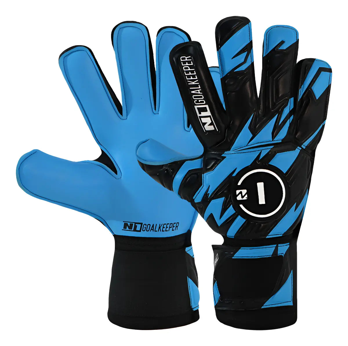 Guantes de arquero N1 Initial Blue- Azul Negro