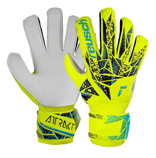 Guantes de arquero Reusch Attrakt Solid - Amarillo