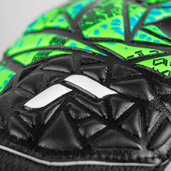 Guantes de arquero Reusch Attrakt Solid NIÑOS - Negro Verde Azul