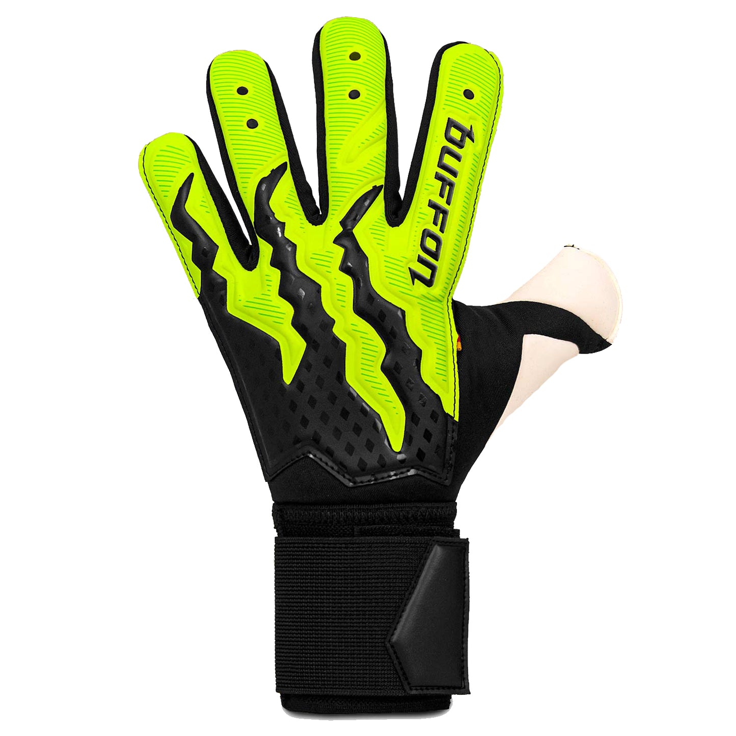 Guantes de arquero Buffon Cerbero - Amarillo Neón