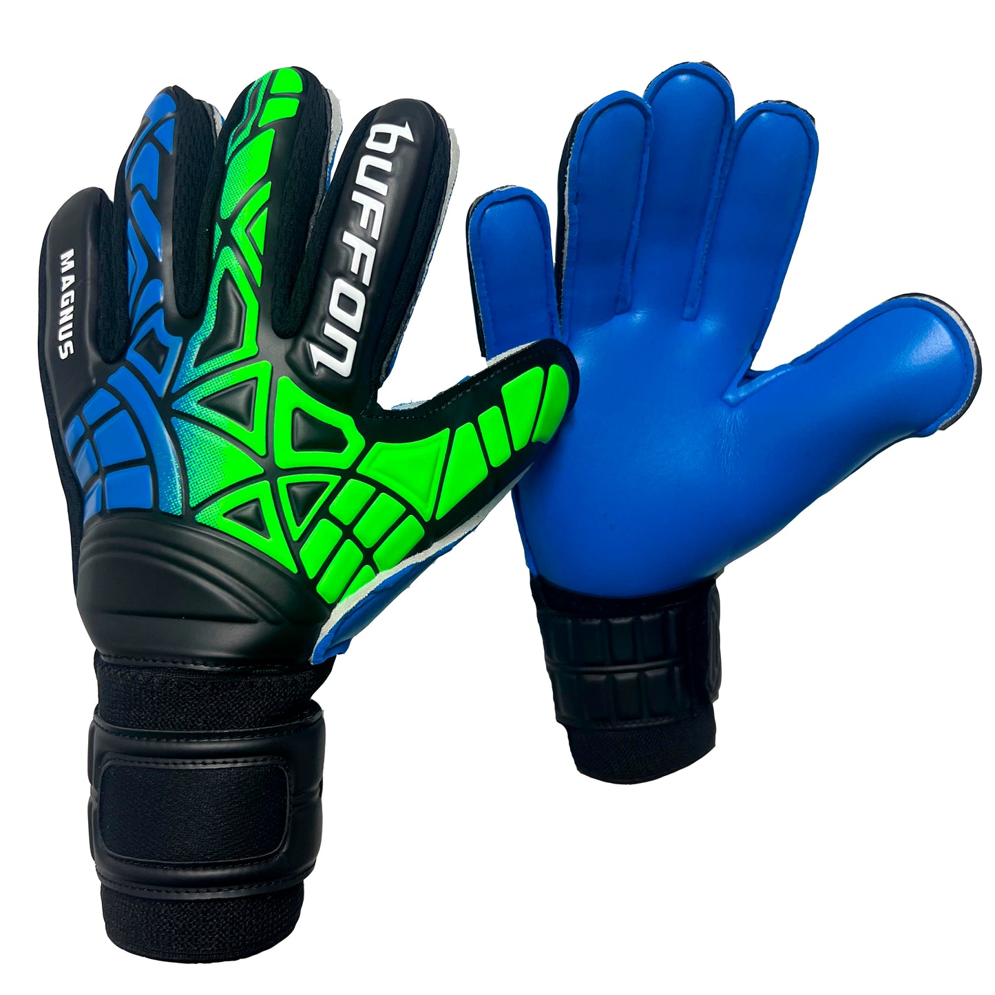 Guantes de arquero Buffon Magnus Negro Azul Verde