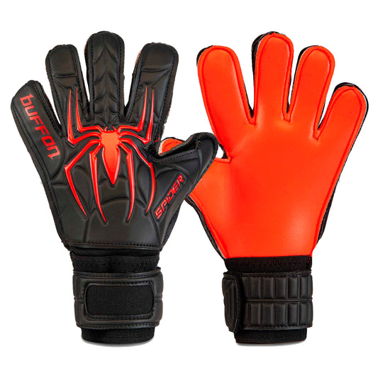Guantes de arquero Buffon Spider Negro Rojo