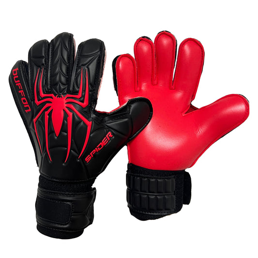 Guantes de arquero Buffon Spider Negro Rojo