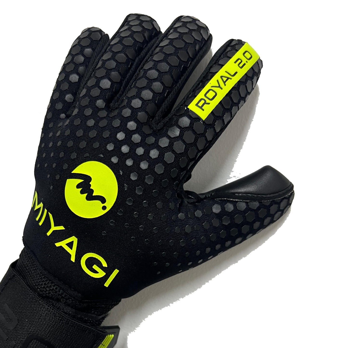 Guantes de arquero Miyagi Royal 2.0 - Negro/Verde